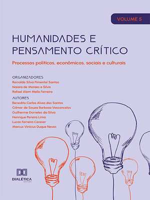 cover image of Humanidades e pensamento crítico, Volume 5
